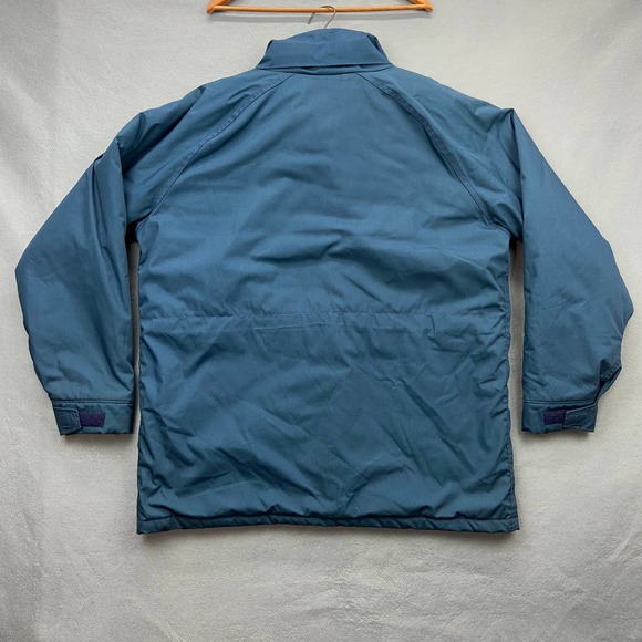 VTG WOOLRICH JACKET WOOL LINED Blue BARN CHORE COAT MEN'S XL - Picture 9 of 11